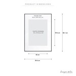 COOPER  CO A1 MAT TO A2 PREMIUM METAL PHOTO FRAME 594 X 841CM
