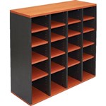 RAPID WORKER PIGEON HOLE UNIT 1040 X 1040 X 380MM CHERRYIRONSTONE