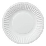 PAPER SIDE PLATES 175MM  180MM WHITE PACK 50