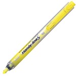 PENTEL HANDYLINE S RETRACTABLE HIGHLIGHTER CHISEL YELLOW BOX 12