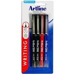 ARTLINE 120084 200 FINELINER 04MM ASSORTED PACK 4
