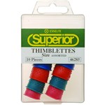 SUPERIOR 46285 THIMBLETTES ASSORTED SIZES BOX 10
