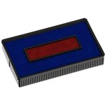 COLOP 981192 E2002 REPLACEMENT INK PAD 2 COLOUR RED AND BLUE