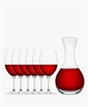 PLUMM GIFT SERIES SET OF 6 THE RED GLASS  LA TROBE DECANTER
