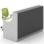 ROMA RECEPTION COUNTER 1800 X 840 X 1150MM WHITEGREY