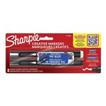 SHARPIE CREATIVE WATERBASED ACRYLIC MARKERS BULLET TIP ASSORTED COLOURS PACK 2