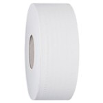 WHISPER PREMIUM JUMBO TOILET TISSUE ROLL 1PLY 500M WHITE CARTON 8