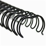 GOLD SOVEREIGN WIRE BINDING COMB 8MM A4 23 LOOP 201 PITCH  BLACK  PACK 100