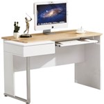 SYLEX MINNEAPOLIS COMPUTER DESK 1300 X 700 X 755MM WHITEOAK