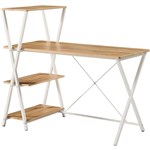 SYLEX TEXARKANA COMPUTER DESK 1200 X 600 X 750MM WHITEOAK