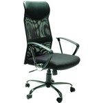 SYLEX STAT TASK CHAIR HIGH MESH BACK 1LEVER ARMS BLACK