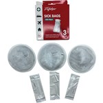 TRAFALGAR SICK BAGS WITH WIPES PACK 3