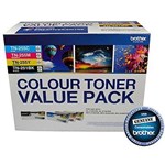 BROTHER TN251BK AND TN255 TONER CARTRIDGE PACK CONTAINS BLACK CYAN MAGENTA AND YELLOW