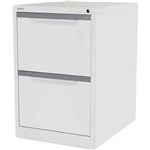 STEELCO VF2 FILING CABINET 710MMH X 470MMW X 620MMD 2 DRAWER WHITE SATIN