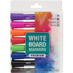 VISIONCHART WHITEBOARD MARKER CHISEL PACK 8 ASSORTED