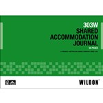 WILDON SHARE ACCOMMODATION JOURNAL A4 56 PAGES GREEN