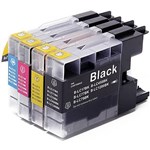 COMPATIBLE BROTHER LC77 BCMY VALUE 4 PACK