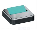 NOTES PUP DISPENSER POSTIT 76X76MM STEEL TOP STL330B CHARCOAL GREY