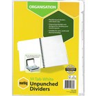 Unpunched Dividers