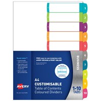 Printable Presentation Dividers